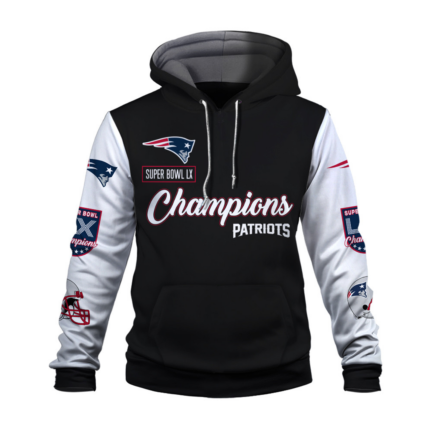 NEP x NFC Conference Champions 3D Hoodie V4 DATND TANTD