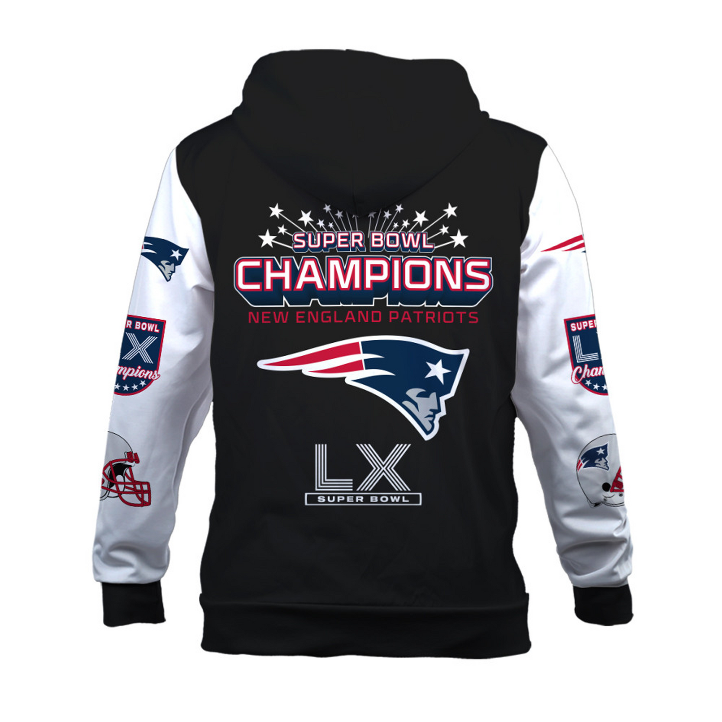 NEP x NFC Conference Champions 3D Hoodie V4 DATND TANTD