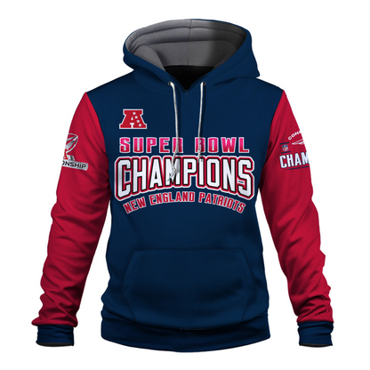 NEP x NFC Conference Champions 3D Hoodie V5 DATND TANTD