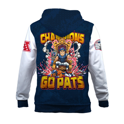 NEP x NFC Conference Champions 3D Hoodie V7 DATND TANTD