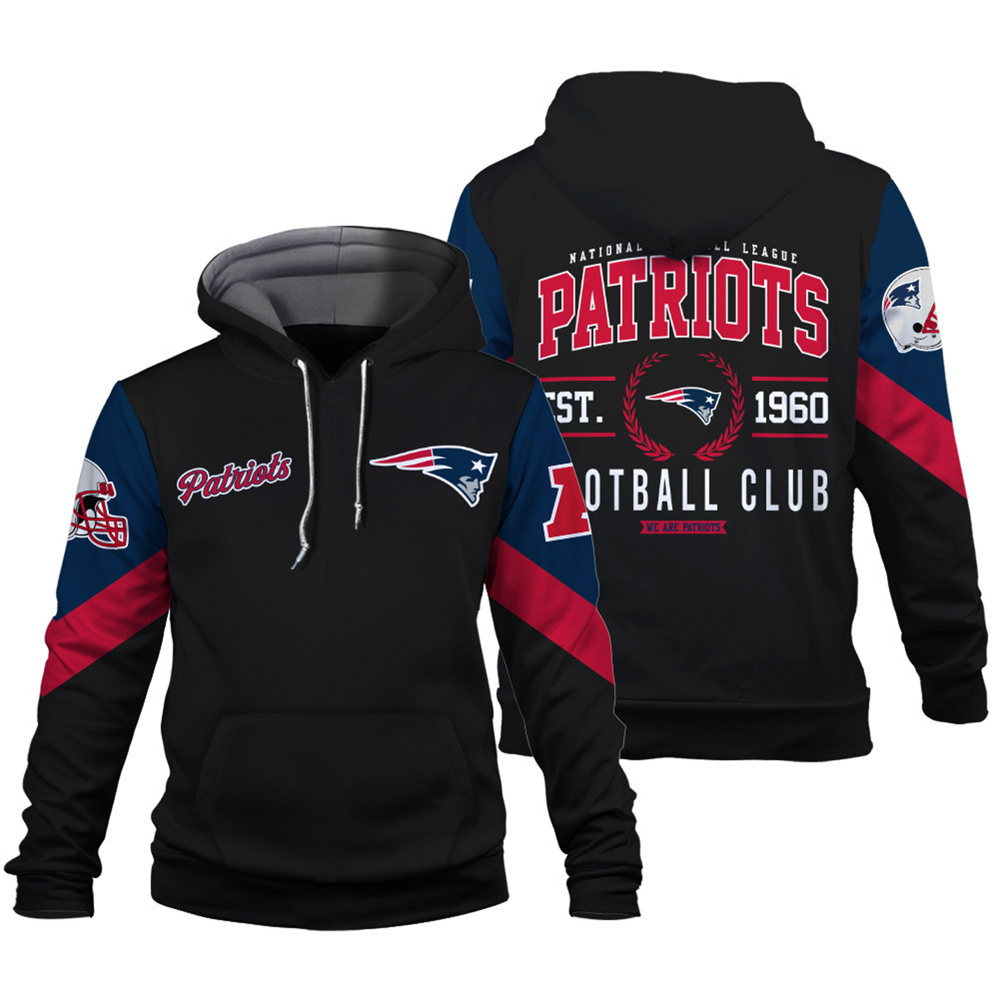 NEP x NFC Conference Champions 3D Hoodie V8 DATND TANTD