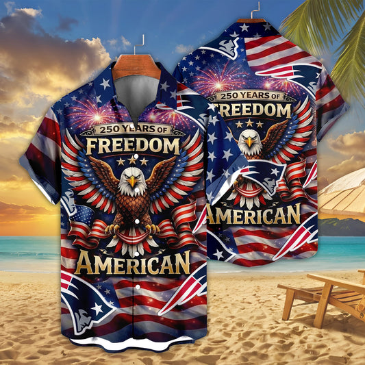 NEP x NFL America 250th Anniversary Eagles Hawaiian Shirt 090626