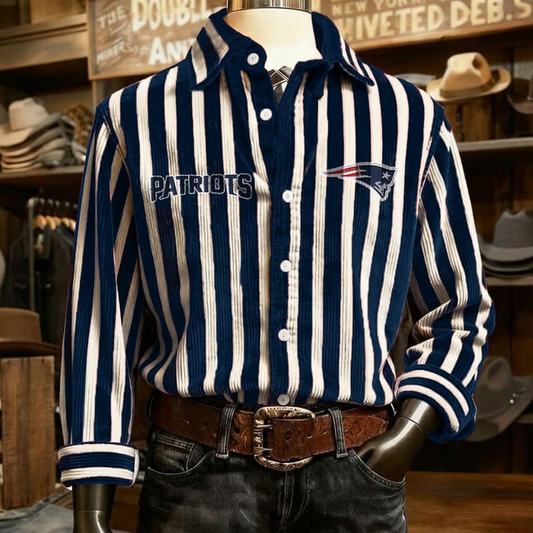 NEP x NFL Color Stripe Corduroy Shirt DDT NTL