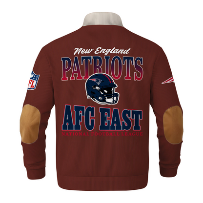 NEP x NFL Football Graphic And Arched Back Lettering Button Sweater V2 DATND TANTD