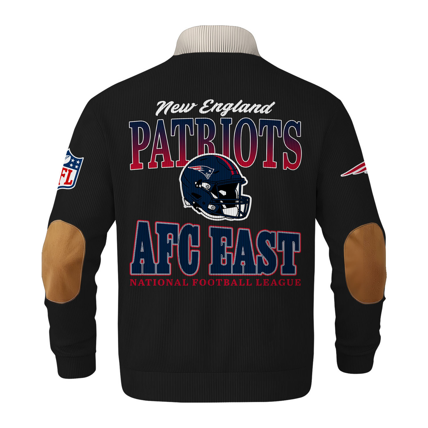 NEP x NFL Football Graphic And Arched Back Lettering Button Sweater V2 DATND TANTD