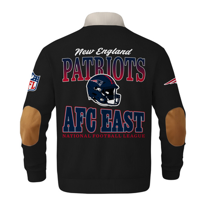 NEP x NFL Football Graphic And Arched Back Lettering Button Sweater V2 DATND TANTD
