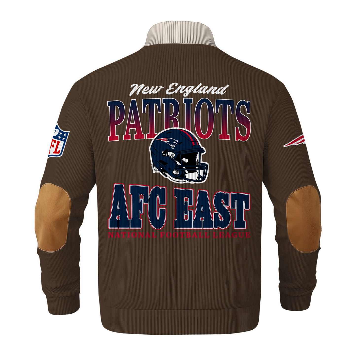 NEP x NFL Football Graphic And Arched Back Lettering Button Sweater V2 DATND TANTD