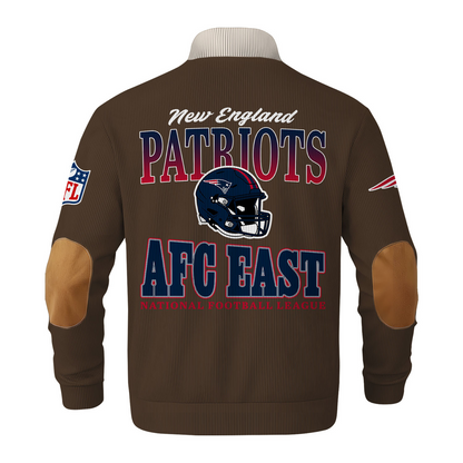 NEP x NFL Football Graphic And Arched Back Lettering Button Sweater V2 DATND TANTD
