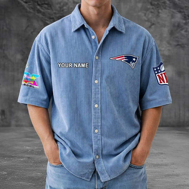 NEP x NFL Men Seersucker Button Shirt DDT NTL