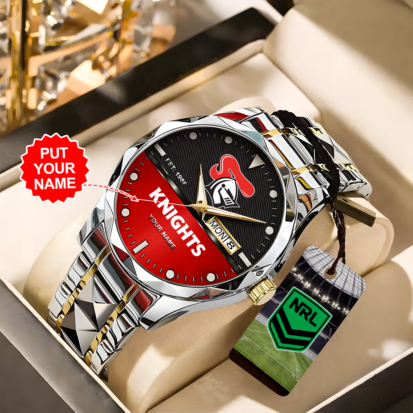 NEW X Premium Nrl Alloy Luxury Quartz Watch Limited Edition NDT NHT