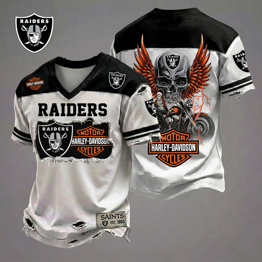 NFL LVR x Motorcycle Luxury Classic T-shirt DDT 080626 TTTZ
