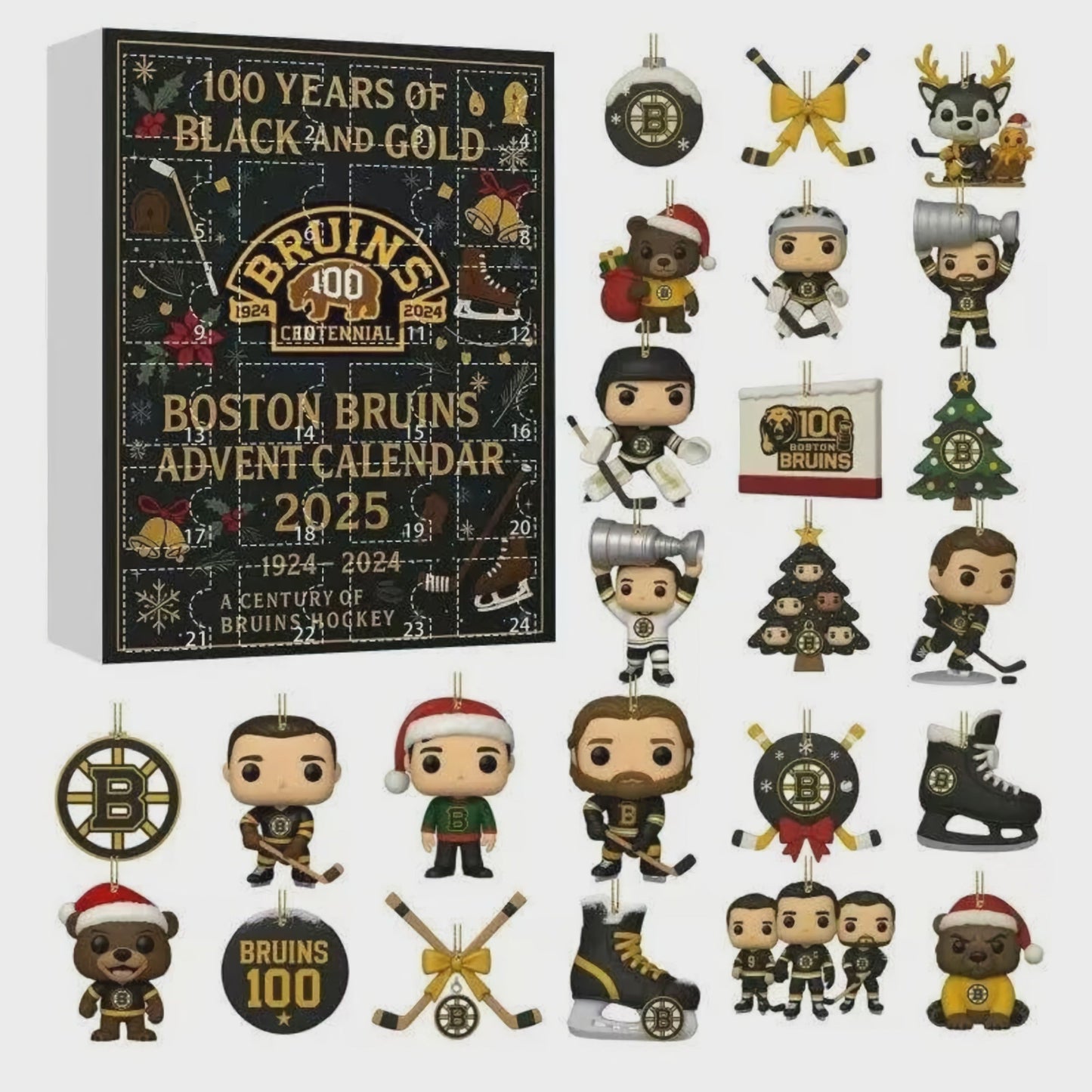 NHL BOS 100 Years of Black and Gold 2025 Advent Calendar HLP HLPHUONG