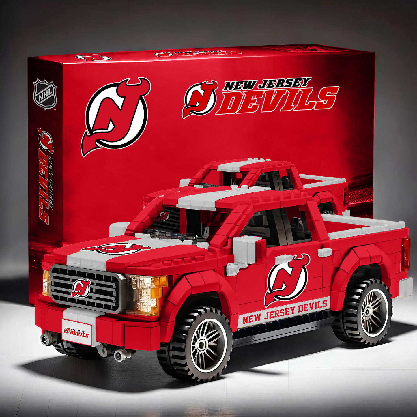 NJD NHL 3D Racing Truck Model Building Block Set V1 NAK NHT
