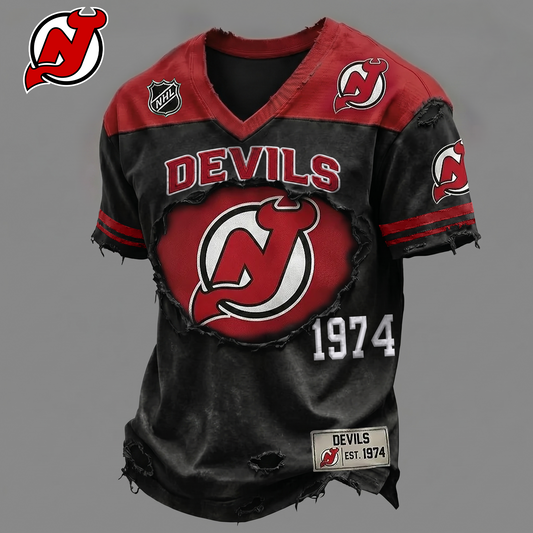 NJD NHL Luxury V4 Classic T-shirt DDT 290526 HLPHUONG