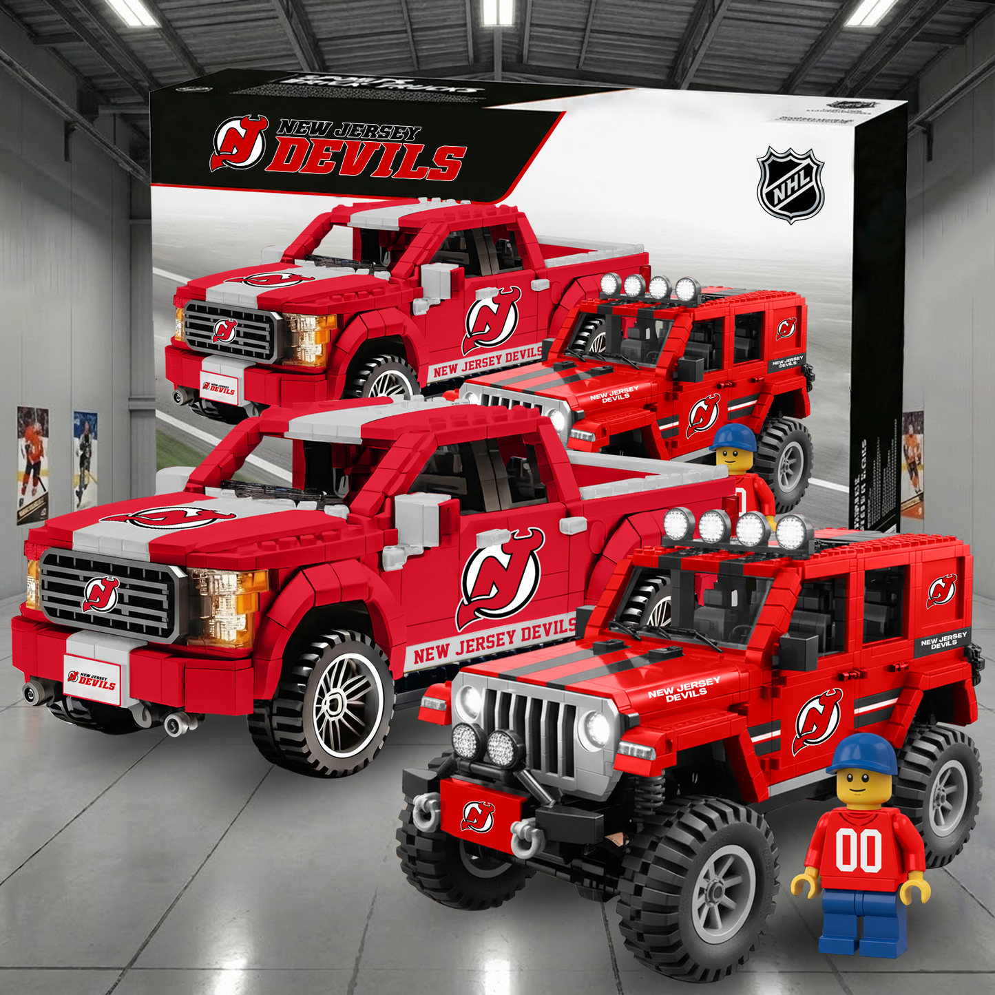 NHL Team Off-Road Vehicles and Hockey Racing Trucks V1 NAK NHT