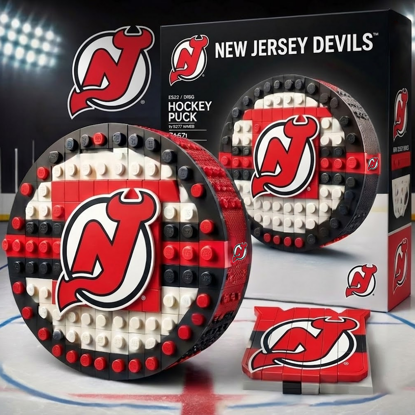 NHL Hockey Game Building Blocks 0512 DDT CTND