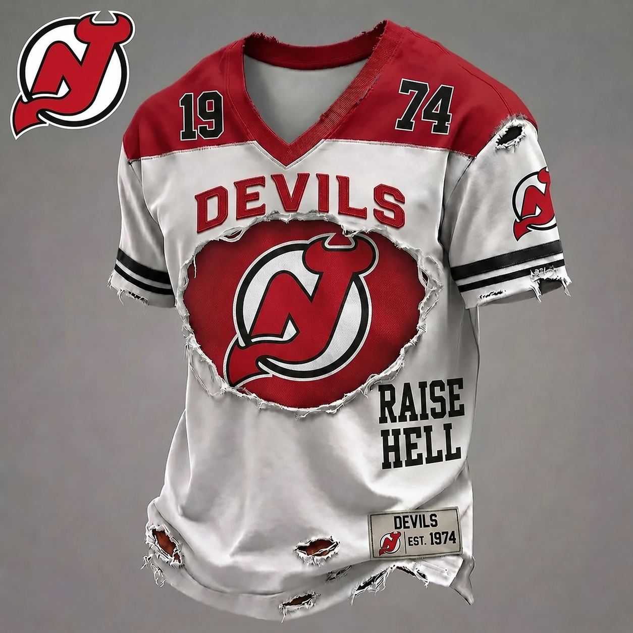 NJD x NHL V3 Luxury Classic T-shirt DDT 280526 NTL