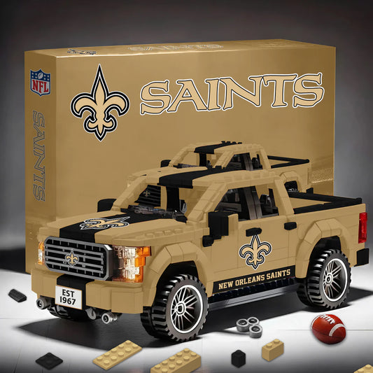 NO X NFL 3D Racing Truck Model Building Block Set NDT NHM