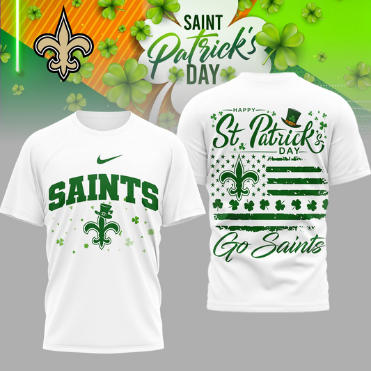 NOS Premium NFL St. Patricks Day 3D Shirt DDT CTND