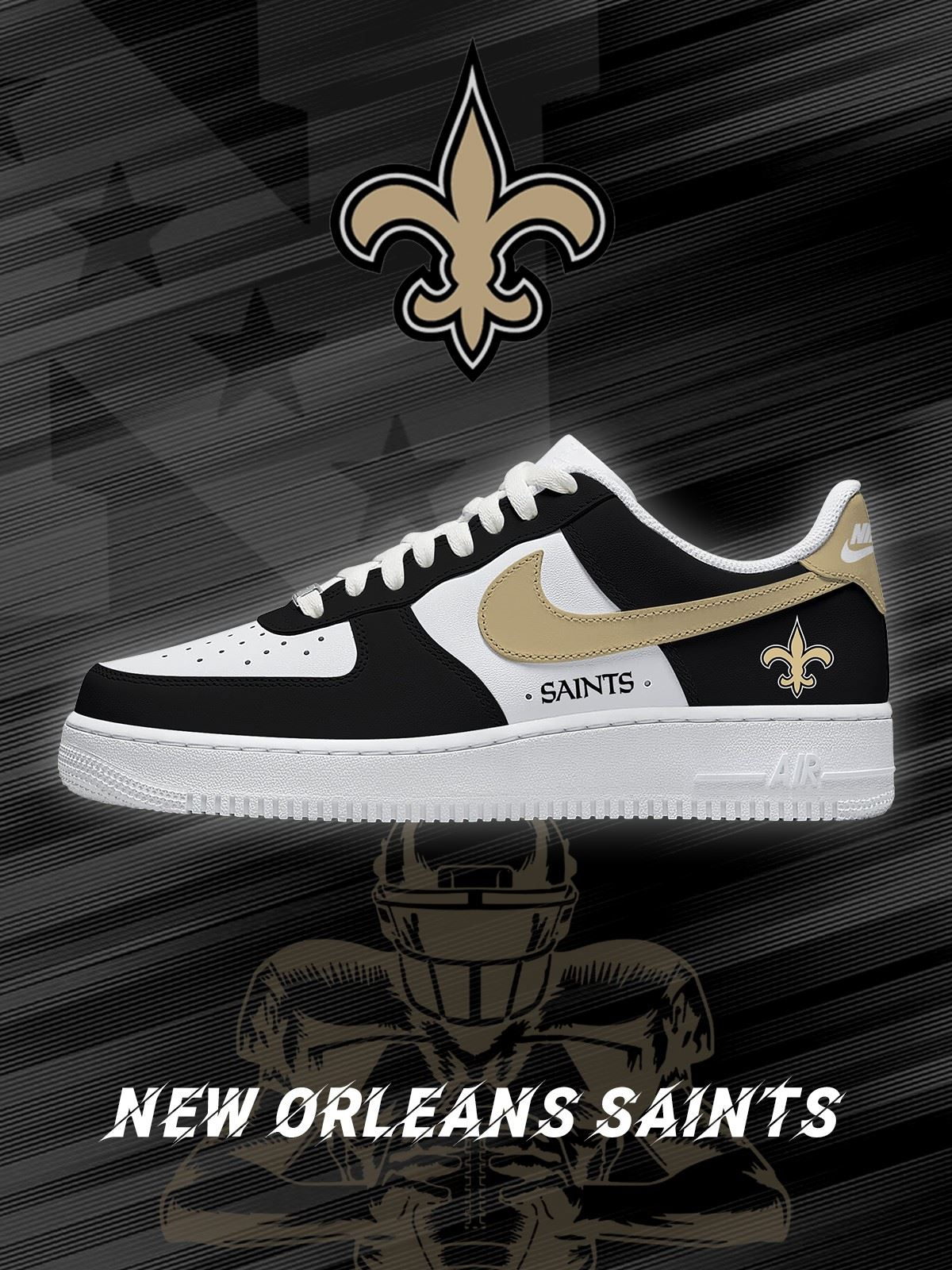 NOS x NFL Luxury AF1 Sneakers 200626
