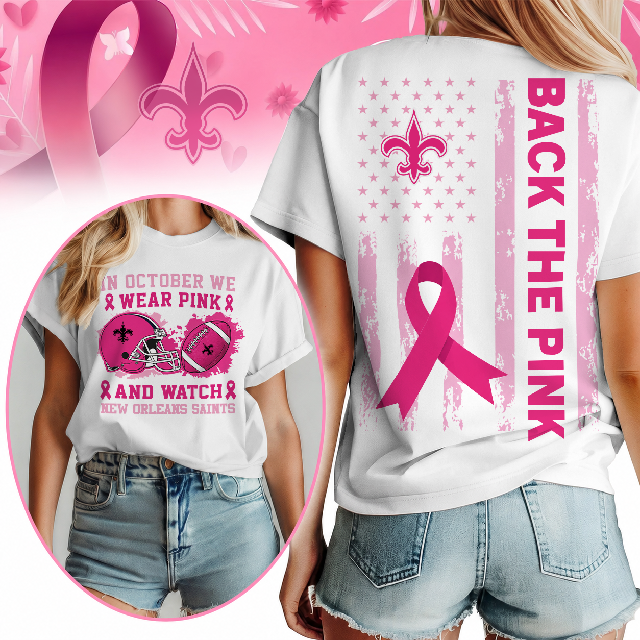 NOS x Pink Out Breast Cancer Shirt