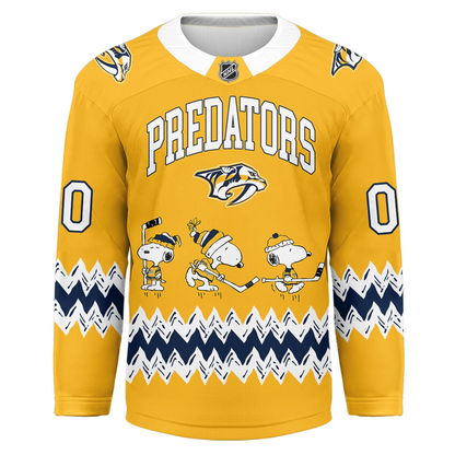 NP Premium NHL Snoopy Personalized Hockey Jersey DDT CTND