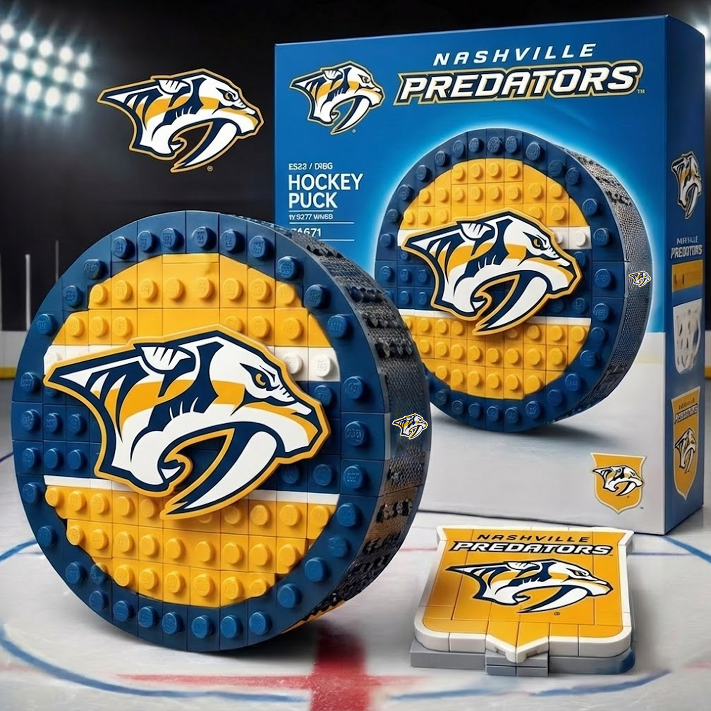 NP x NHL Hockey Game Building Blocks 0512 DDT CTND