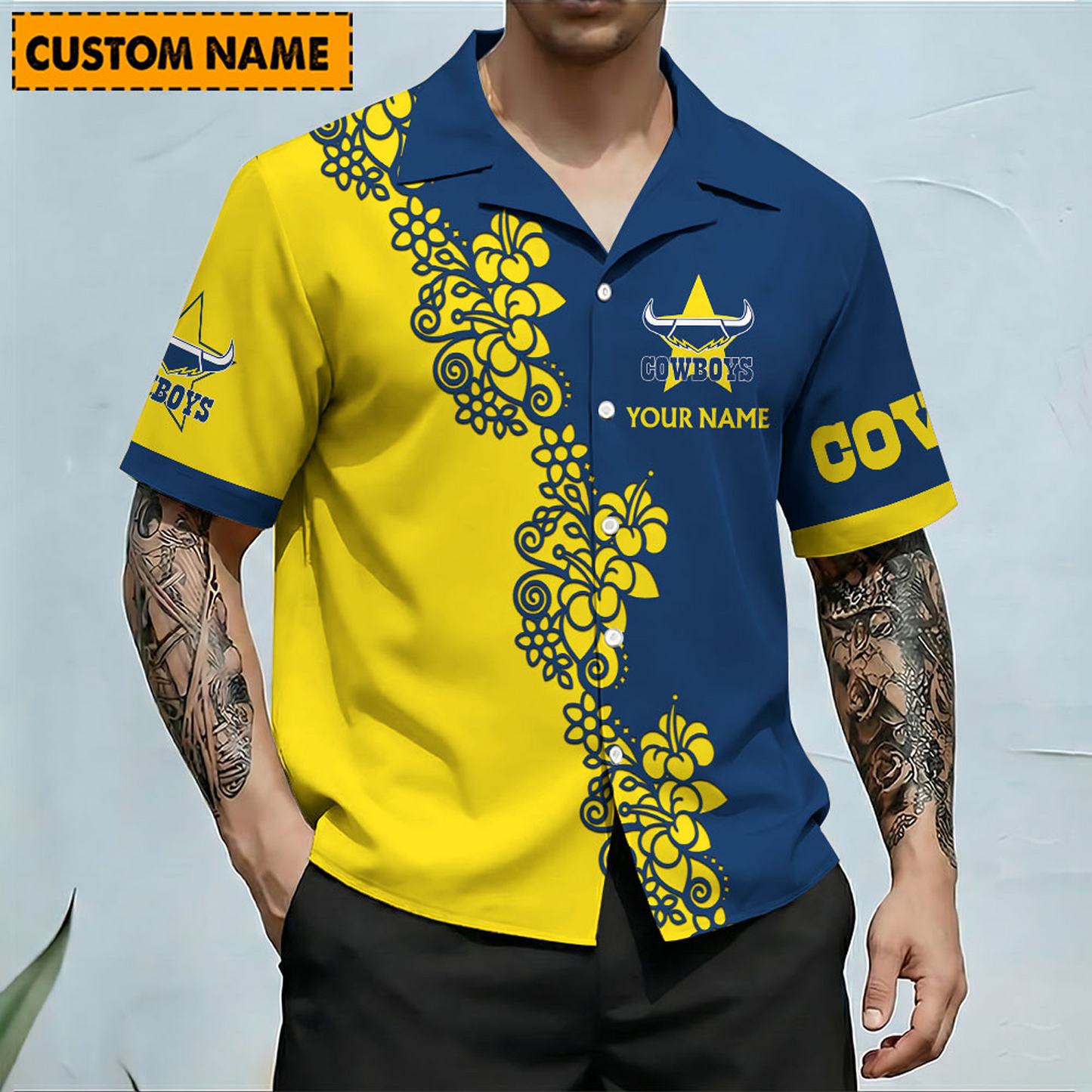 NQL X PREMIUM NRL Hawaiian Shirt Custom Name Limited Edition NDT NHT