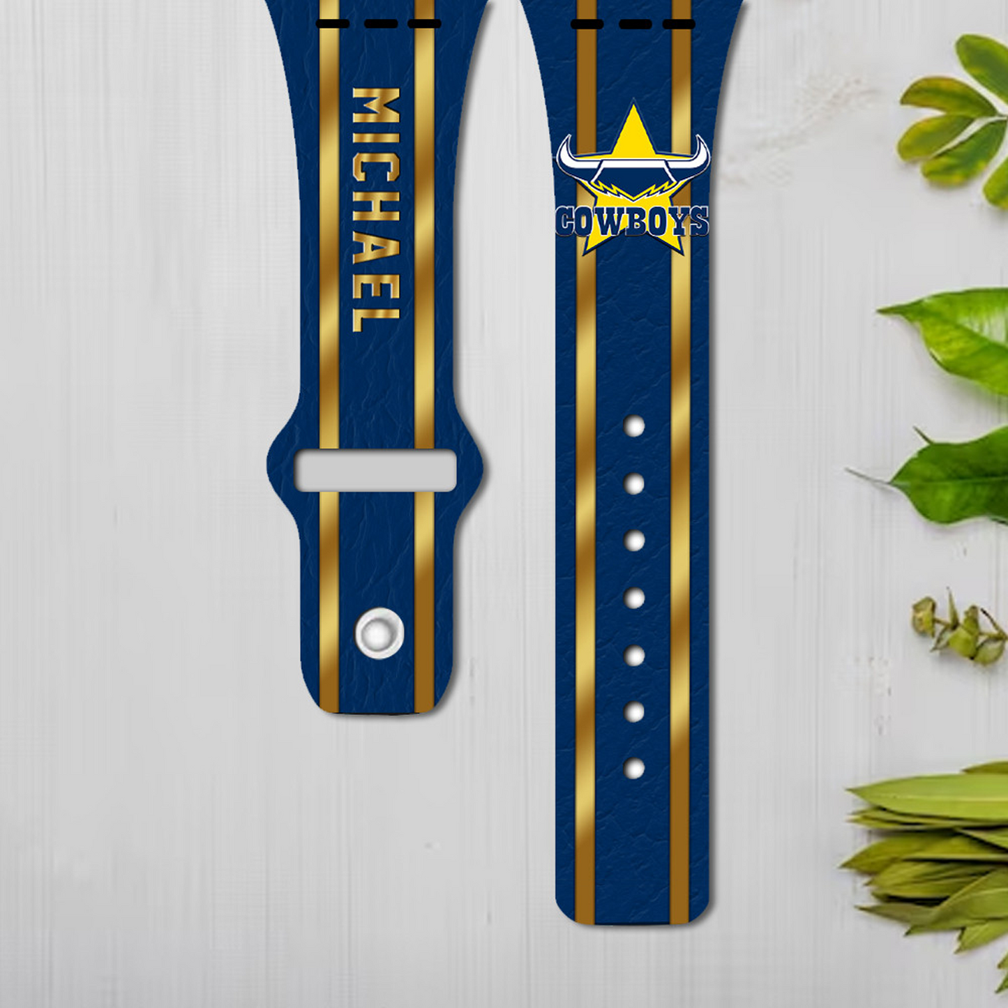 NQL X PREMIUM NRL New Apple Watch Band Custom Name NDT NHT