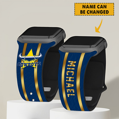 NQL X PREMIUM NRL New Apple Watch Band Custom Name NDT NHT