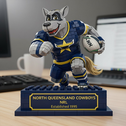 NQL X Premium NRL Special Mascot Acrylic Block Plaque Limited Editions NDT NHT