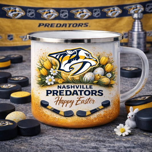 NSH X NHL Easter-themed enamel mug 0703 NAK NHT
