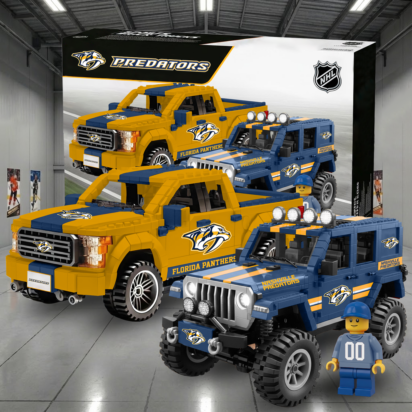NHL Team Off-Road Vehicles and Hockey Racing Trucks V1 NAK NHT