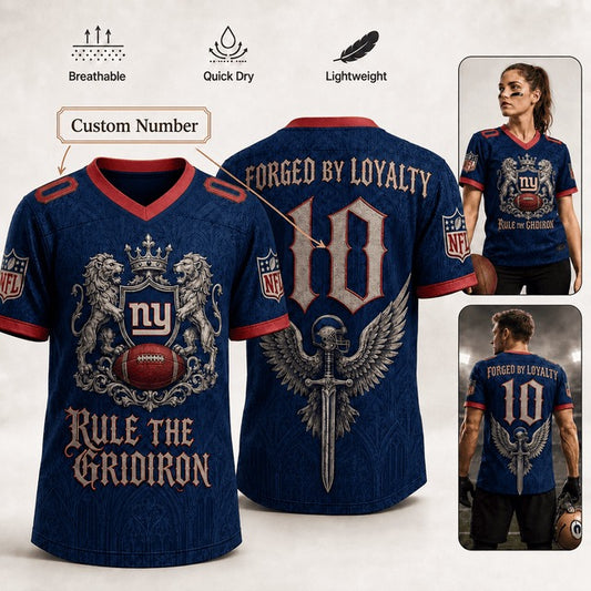 NYG Premium NFL Medieval Warrior Game Day Game Day Jersey 100626