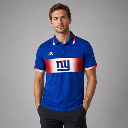 NYG Premium NFL Personalized Match Day Polo Shirt