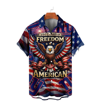 NYG x NFL America 250th Anniversary Eagles Hawaiian Shirt 090626