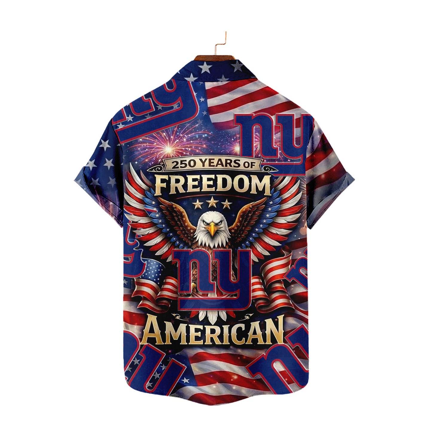 NYG x NFL America 250th Anniversary Eagles Hawaiian Shirt 090626