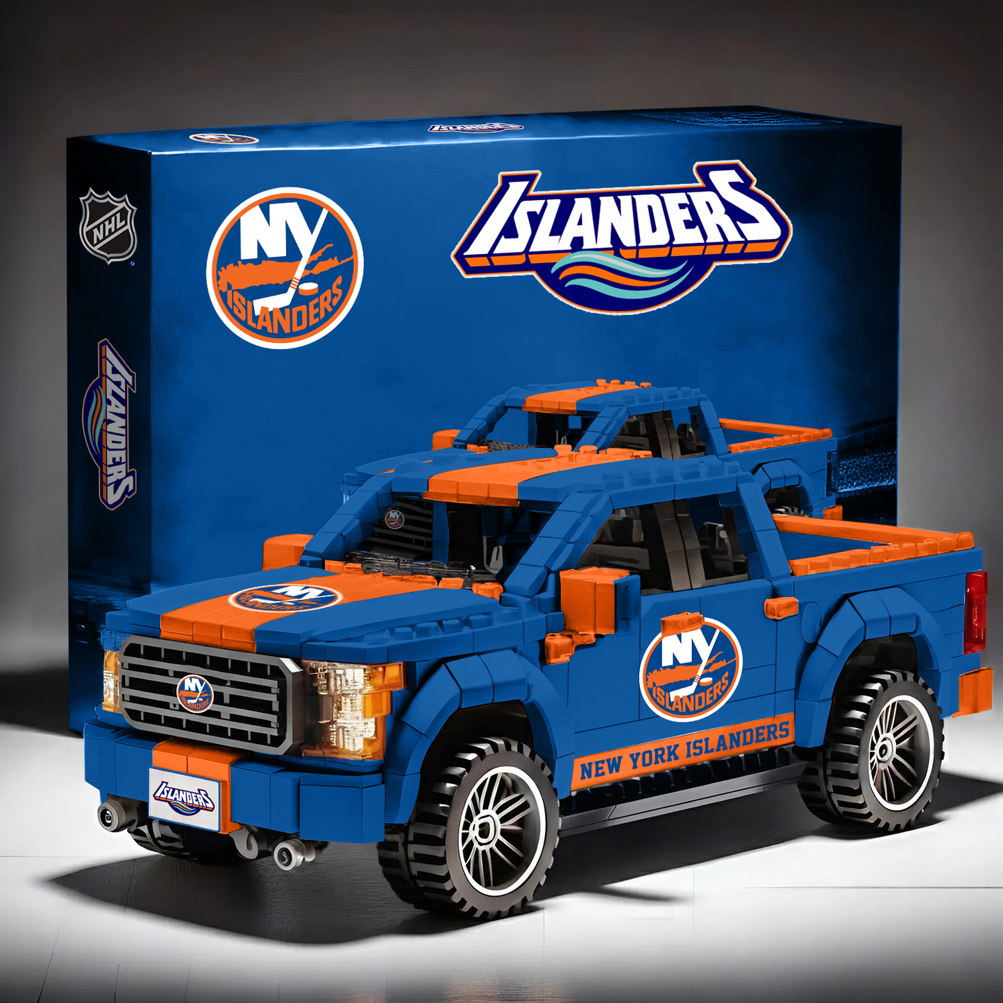 NHL 3D Racing Truck Model Building Block Set V1 NAK NHT
