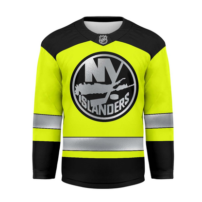 NYI Premium NHL Hi-Vis Safety Hockey Jersey DDT CTND
