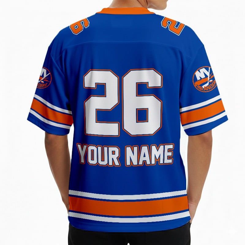NYI x Hockey Ice Short Sleeves Jersey Shirt Custom Any Number Gift DDT TTTZ