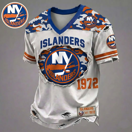 NYI x NHL Luxury Camo Classic T-shirt DDT 020626 TTTZ