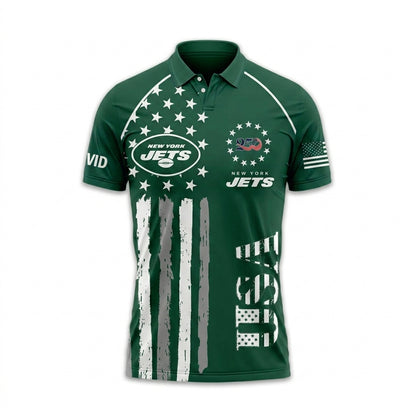 NYJ Premium NFL American Semiquincentennial Polo Shirt 010726