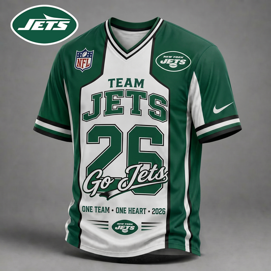 NYJ Premium NFL Team Pride V-Neck Jersey DDT  010626 HLPHUONG