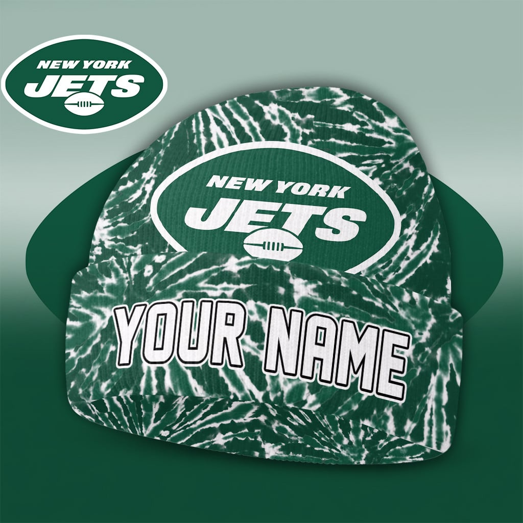 NYJ x NFL Personalized Premium Beanie Hat DDT CTND