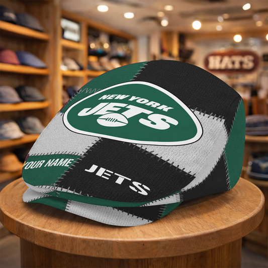 NYJ x NFL Personalized Premium Jeff Cap DDT CTND