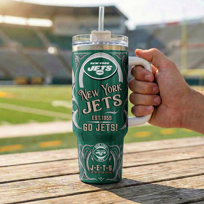 NYJ x NFL Stainless Steel Tumble DatND DVT