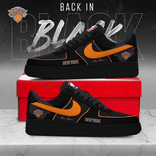 NYK x MLB 2025 Back In Black AF1 Sneakers DDT NTL