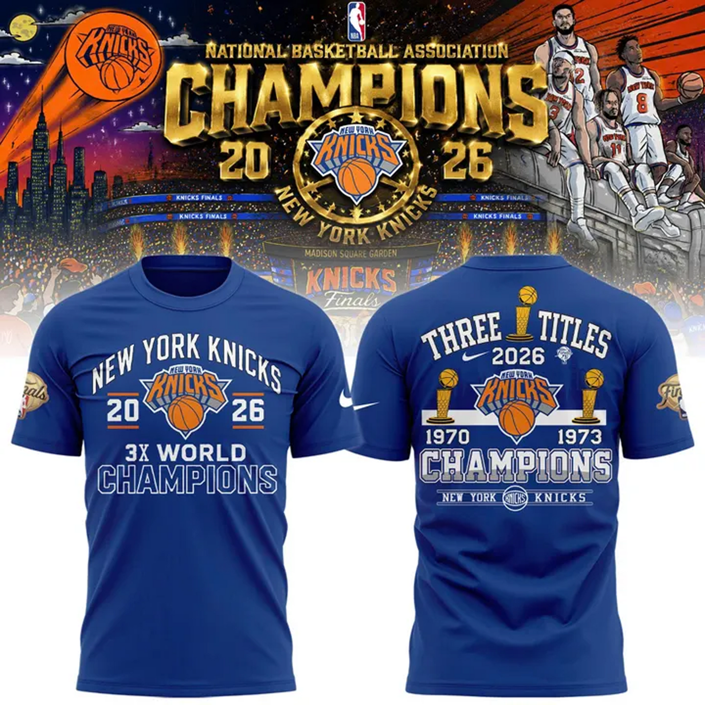 NYK x NBA Final Champions 2025-26 3D Aparael V6 150626