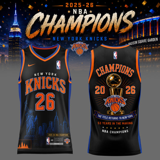 NYK x NBA Finals Champions Luxury Tank Top 150626