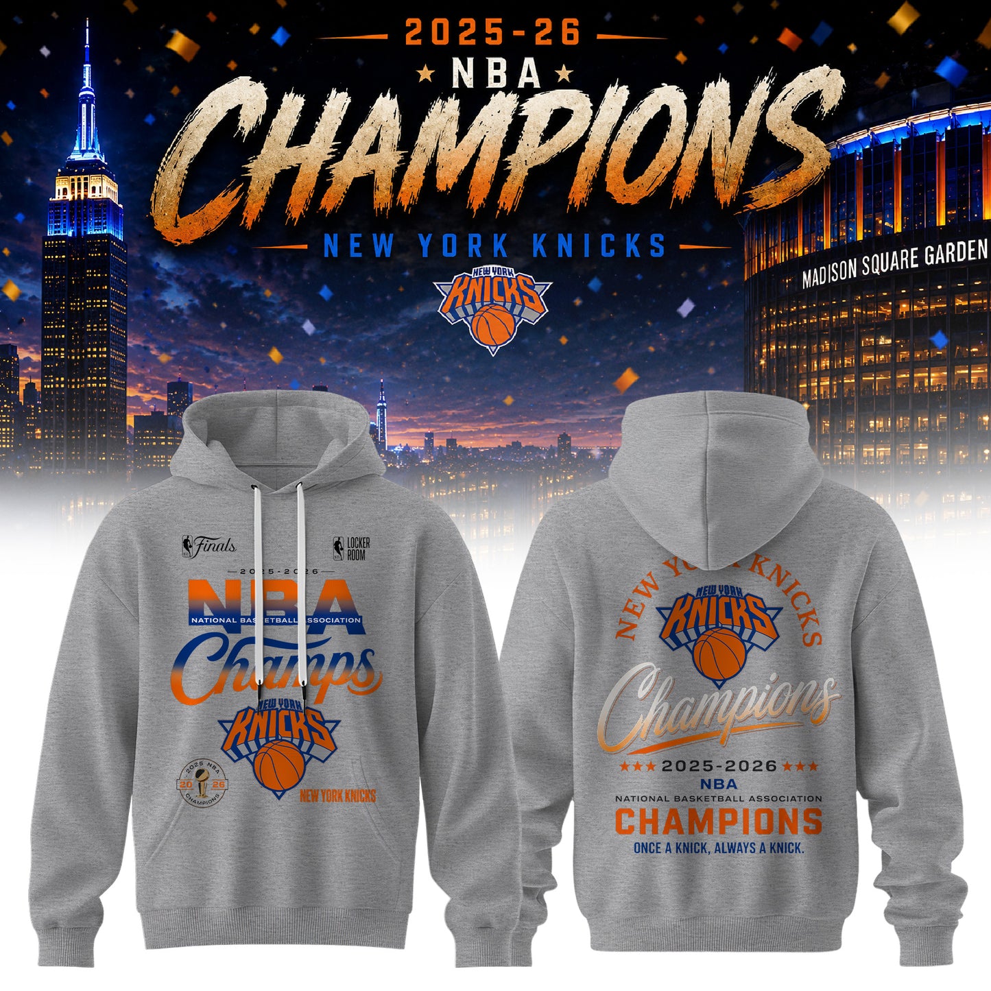 NYK x NBA Finals Champions Luxury V3 Shirt 150626 1